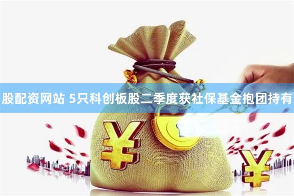 股配资网站 5只科创板股二季度获社保基金抱团持有