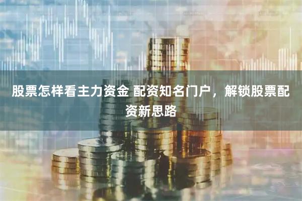 股票怎样看主力资金 配资知名门户，解锁股票配资新思路
